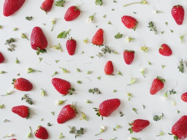 804Food Collage Series: Strawberry Fields Forever