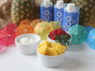 1666Recipe: Raspberry Piña Colada Smoothies + A Print Give Away