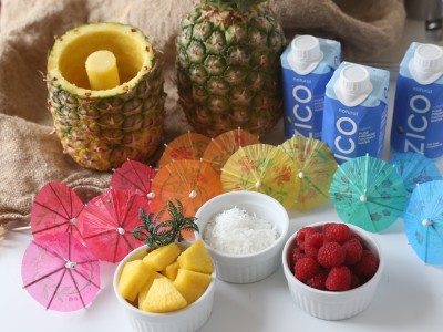 1666Recipe: Raspberry Piña Colada Smoothies + A Print Give Away