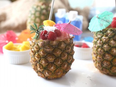 1666Recipe: Raspberry Piña Colada Smoothies + A Print Give Away