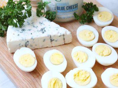 2055Recipe: Blue Cheese Deviled Eggs